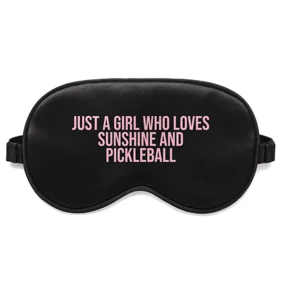Sunshine and Pickleball Sleep Mask for Court Lovers