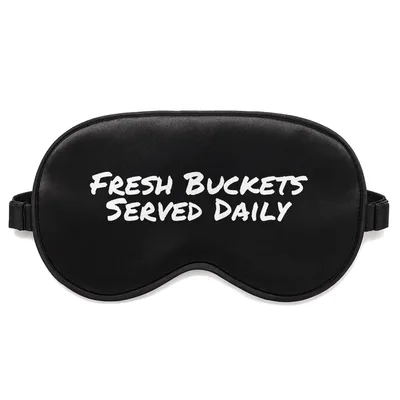 Basketball Point Guard Sleep Mask: Fresh Buckets Served Daily Design
