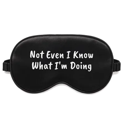 Clueless Bowler Sleep Mask for the Self-Deprecating Athlete