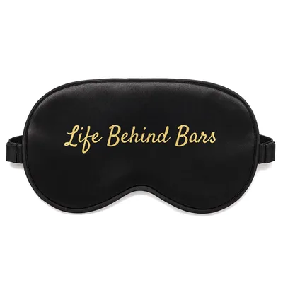Mountain Biking Life Sleep Mask - Life Behind Bars Design