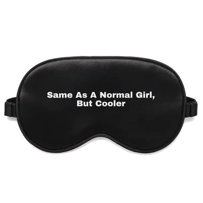 Ice Hockey Girl Definition Sleep Mask: Same As A Normal Girl