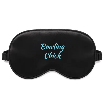 Bowling Chick Sleep Mask for Bowling Lovers