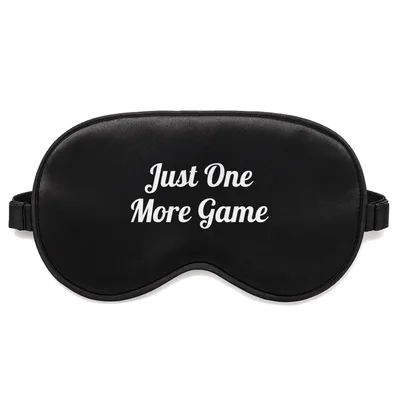 Gaming Lover Sleep Mask Just One More Game Pickleball Design