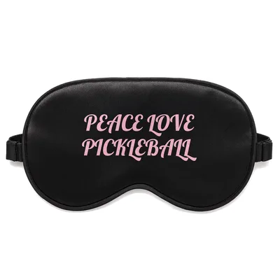 Peace Love Pickleball Sleep Mask for Court Lovers