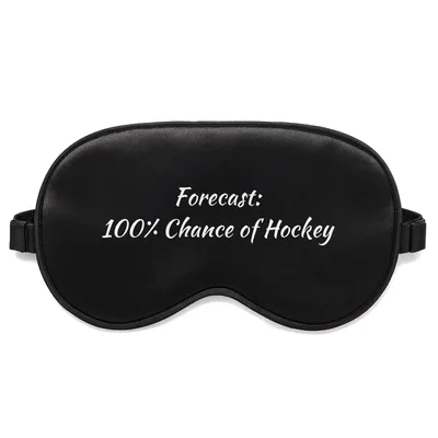 Chance of Hockey Sleep Mask for Dedicated Fans