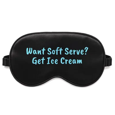 Soft Serve Ice Cream Sleep Mask for Tennis Lovers