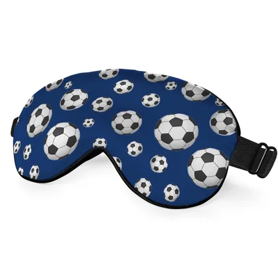 Soccer Ball Sleep Mask for Sports Fans and Players