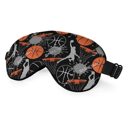 Basketball Players Hoops Sleep Mask for Court Enthusiasts
