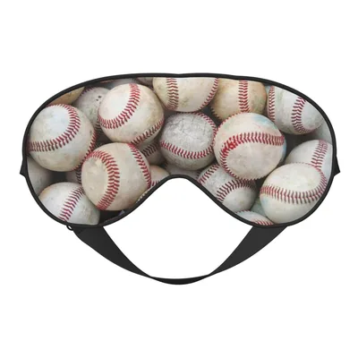 Baseball Sports Pattern Sleep Mask for Nostalgic Fans