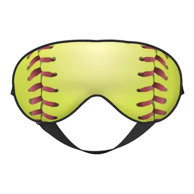 Softball Stitch Design Sleep Mask for Pitchers and Catchers