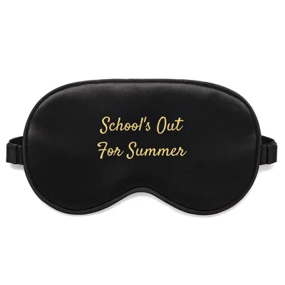 Summer Break Teacher Sleep Mask: School's Out For Summer Design