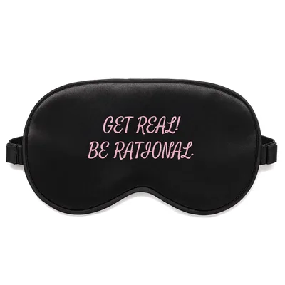 Get Real Be Rational Sleep Mask for Math Teachers