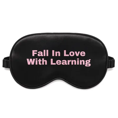 Teacher Love Learning Sleep Mask: Fall In Love With Learning Design