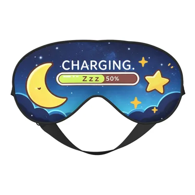 Charging Moon Stars Sleep Mask for Nightly Recharging