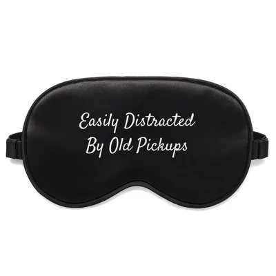 Old Pickup Lover Sleep Mask: Rustic Truck Enthusiast Design