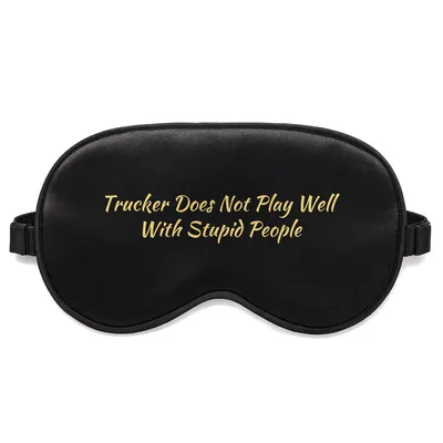 Truck Driver Sleep Mask: Trucker Warning Design for Rest