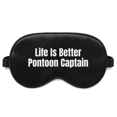 Pontoon Captain Sleep Mask: Life Is Better Design