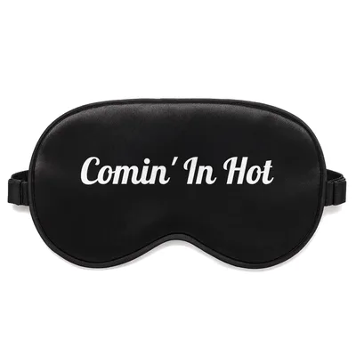 Pontoon Boat Sleep Mask: Comin' In Hot Design for Lake Lovers