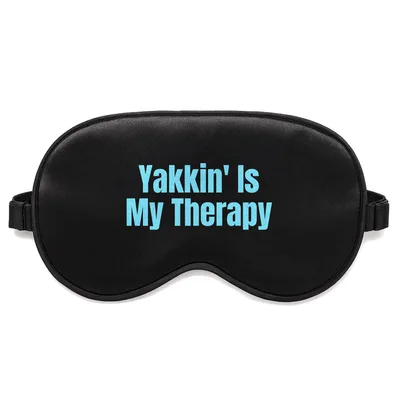 Kayaking Lover Sleep Mask: Yakkin' Is My Therapy Design