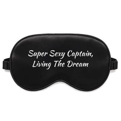 Captain Life Sleep Mask: Super Sexy Captain Design