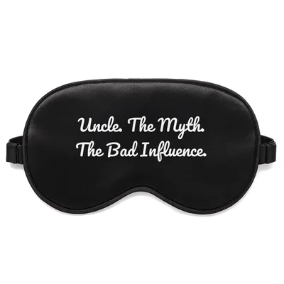 Uncle the Myth Sleep Mask: Cool Uncle Design