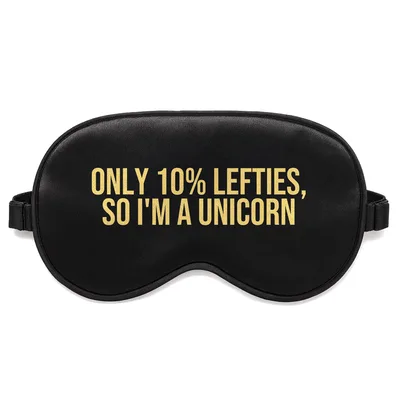 Left Handed Unicorn Sleep Mask for Proud Lefties