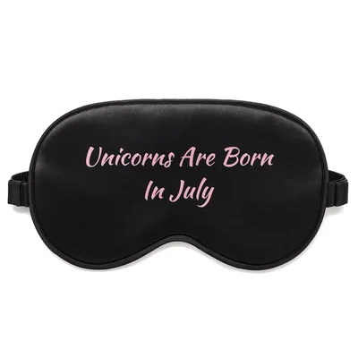 July Birthday Unicorn Sleep Mask for Magical Birthdays
