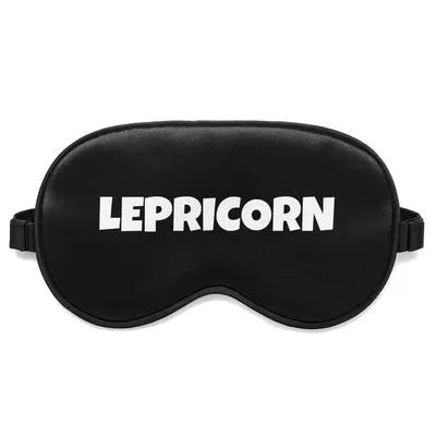 St Patricks Day Unicorn Sleep Mask: Lepricorn Design for Festive Rest