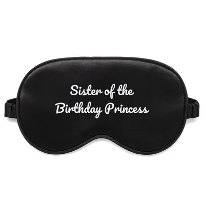 Birthday Princess Sister Sleep Mask for Special Siblings