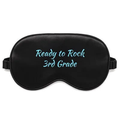 Ready to Rock 3rd Grade Sleep Mask for Third Graders