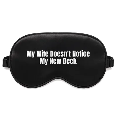 Card Collector Husband Sleep Mask: My Wife Doesn't Notice My New Deck