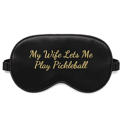 Pickleball Husband Sleep Mask for the Court Enthusiast