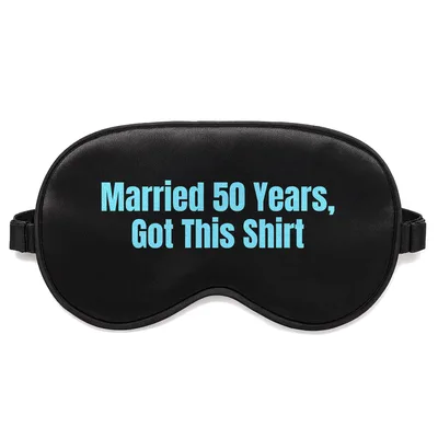 50th Anniversary Sleep Mask Celebrating Half a Century of Marriage