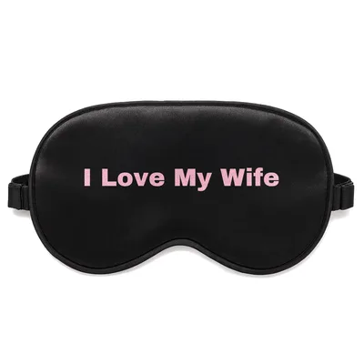 Loving Husband Sleep Mask: I Love My Wife Design
