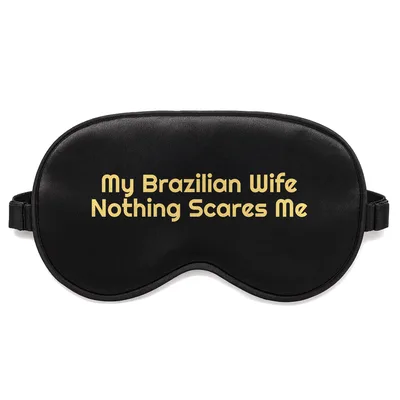 Brazilian Wife Sleep Mask: Bold Heritage Design for Her