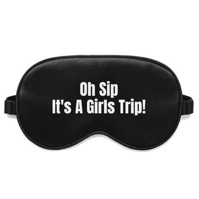 Oh Sip Sleep Mask: It's A Girls Trip! Wine Party Design