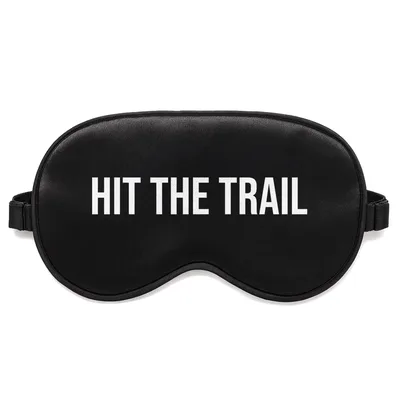 Trail Runner Sleep Mask: Hit The Trail Vintage Design